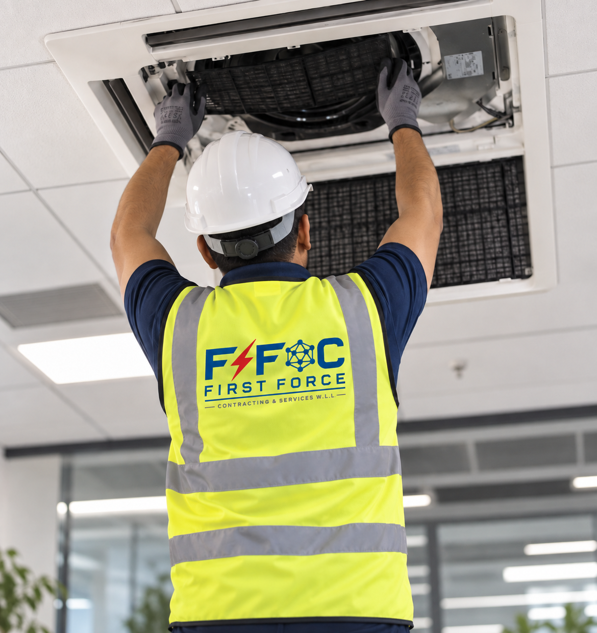 HVAC unit maintenance