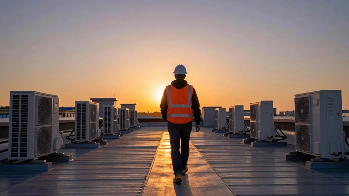 HVAC rooftop plant